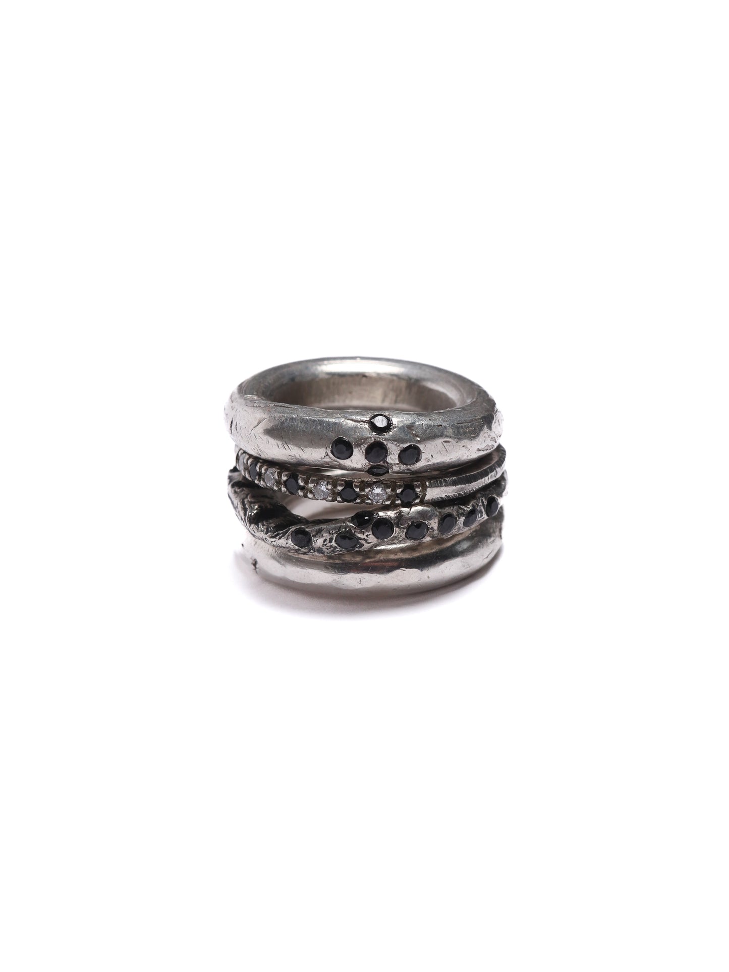 BUNDLE RINGS 4 BLK