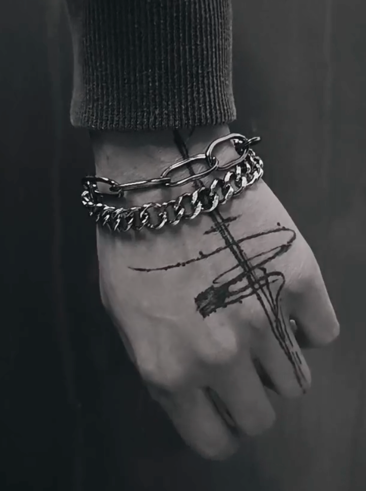 DOUBLE CHAINS X BRACELET