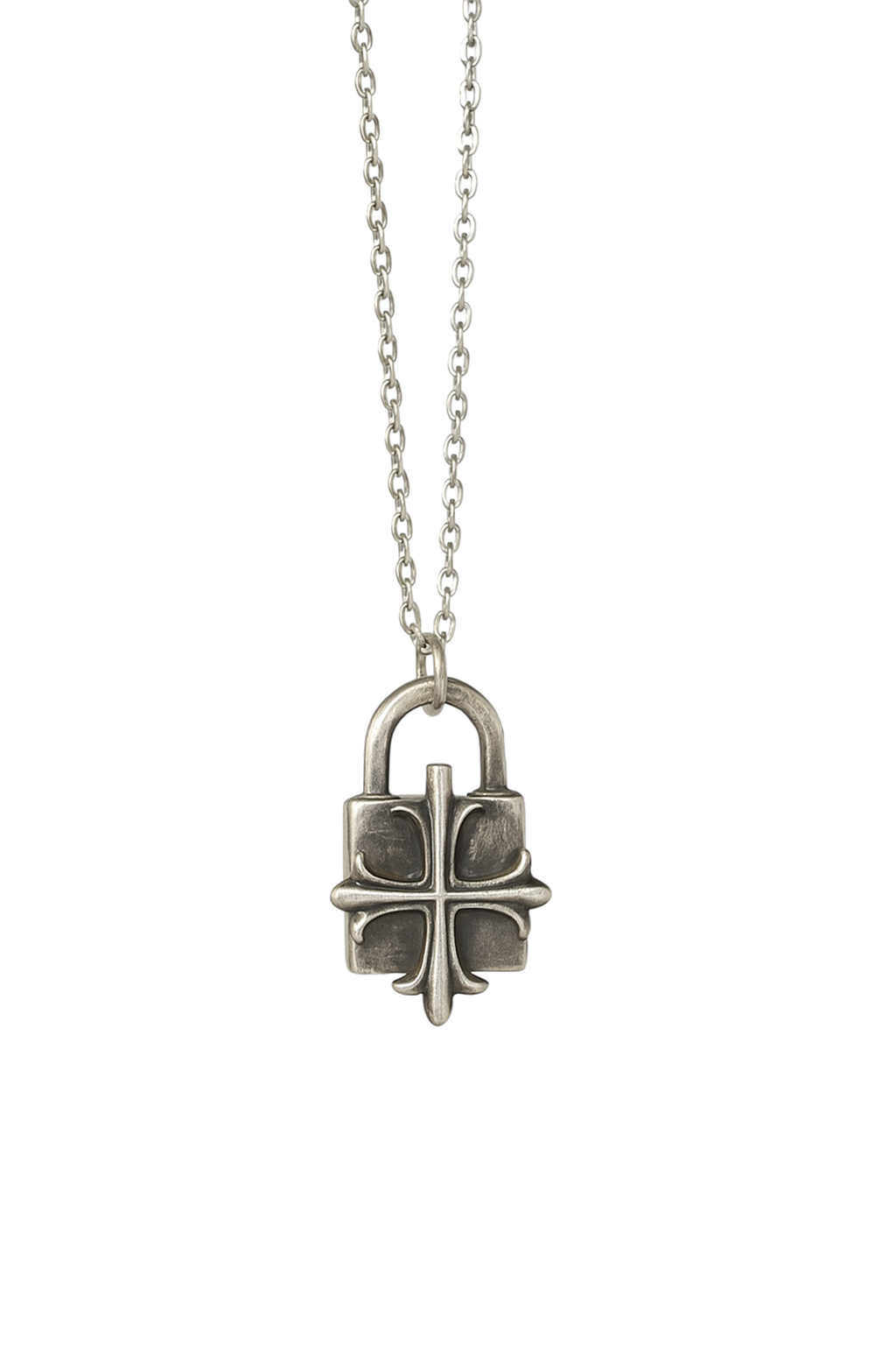 MINI LOCKER CROSS NECKLACE